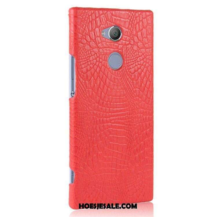 Sony Xperia Xa2 Ultra Hoesje Vintage Krokodil Hard Hoes Leer Aanbiedingen