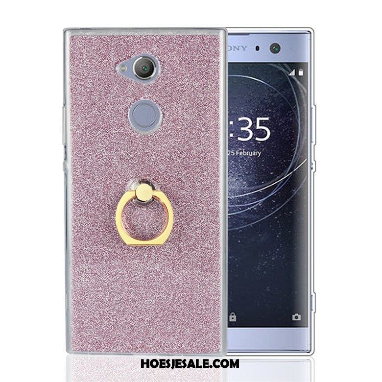 Sony Xperia Xa2 Ultra Hoesje Zacht Bescherming Goud Hoes Anti-fall Winkel