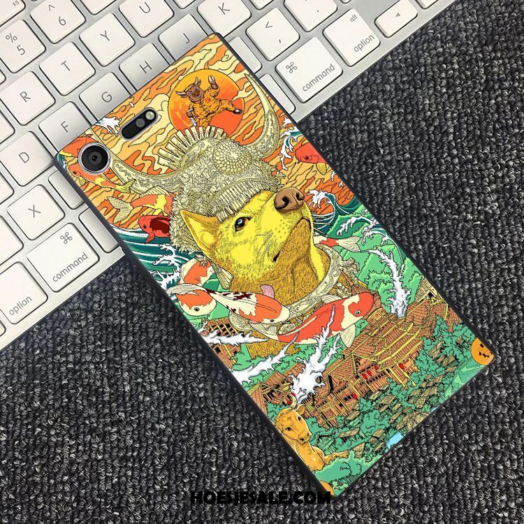 Sony Xperia Xz Premium Hoesje Blauw Mobiele Telefoon Zwart Bescherming Kers Online