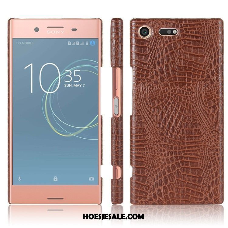 Sony Xperia Xz Premium Hoesje Hoes Krokodillenleer Mobiele Telefoon Bescherming Hard Goedkoop