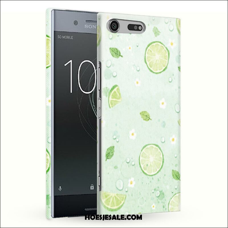 Sony Xperia Xz Premium Hoesje Kunst Mobiele Telefoon Mini Hard Groen Winkel