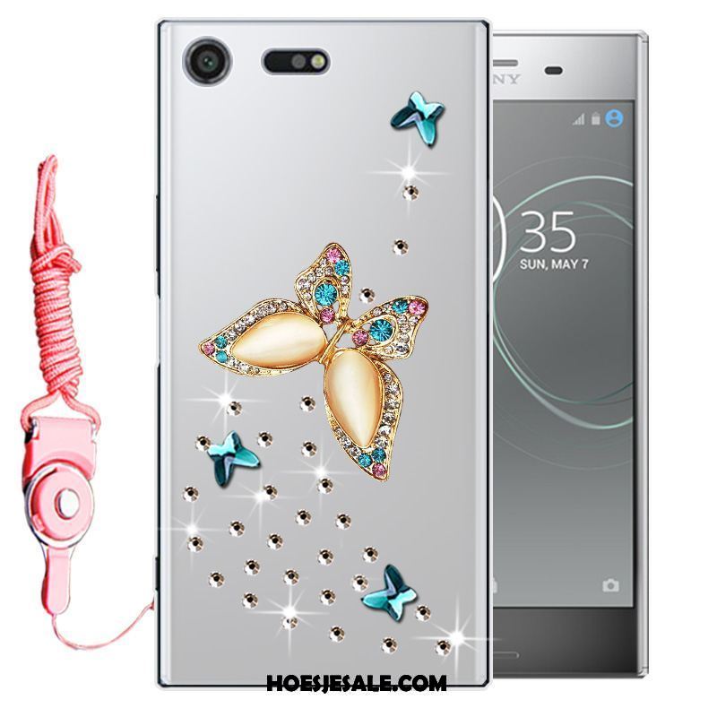 Sony Xperia Xz Premium Hoesje Siliconen Mobiele Telefoon Hoes Bescherming Met Strass Goedkoop