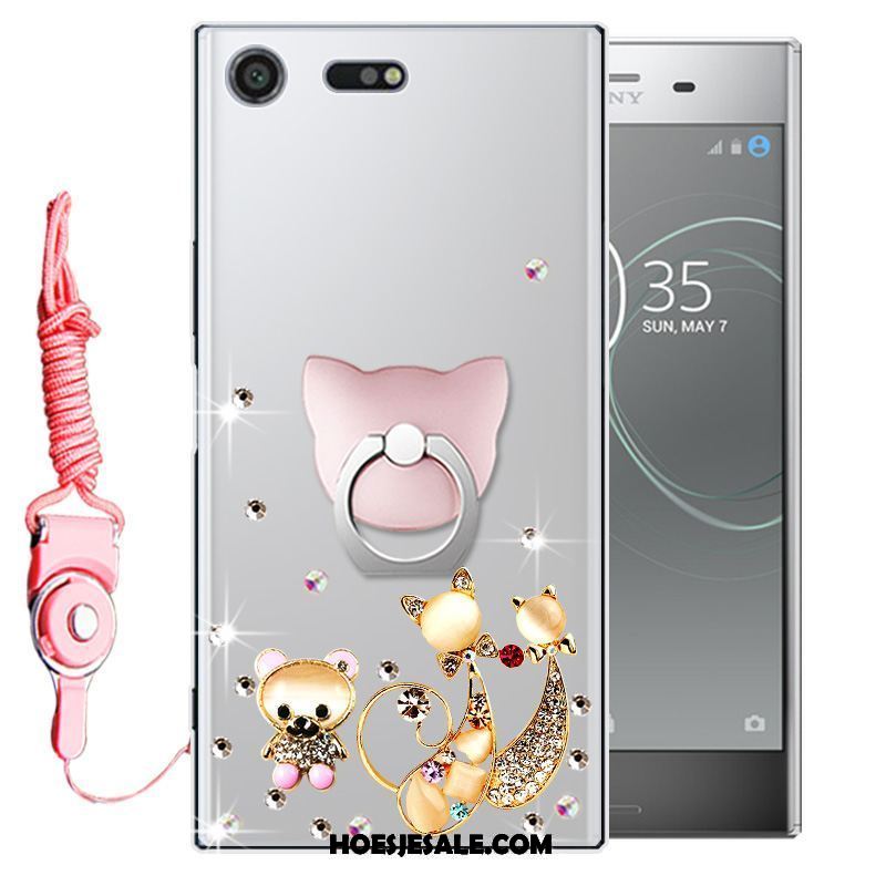 Sony Xperia Xz Premium Hoesje Siliconen Mobiele Telefoon Hoes Bescherming Met Strass Goedkoop