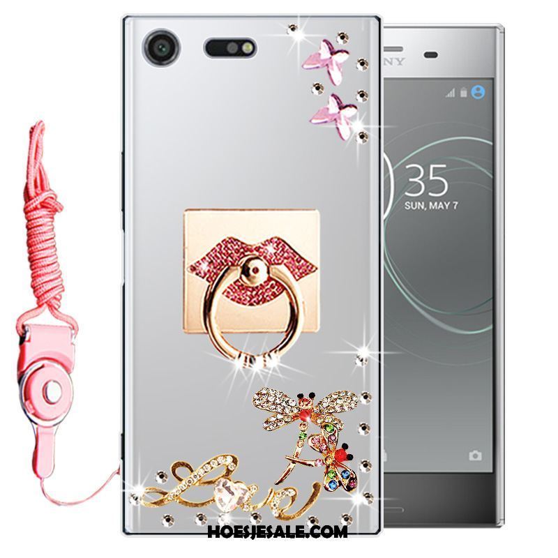 Sony Xperia Xz Premium Hoesje Siliconen Mobiele Telefoon Hoes Bescherming Met Strass Goedkoop