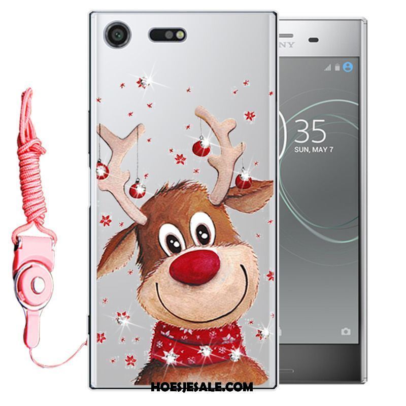 Sony Xperia Xz Premium Hoesje Siliconen Mobiele Telefoon Hoes Bescherming Met Strass Goedkoop