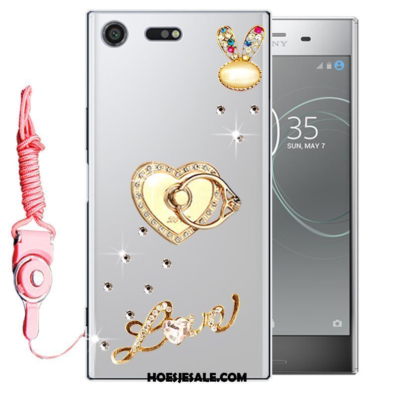 Sony Xperia Xz Premium Hoesje Siliconen Mobiele Telefoon Hoes Bescherming Met Strass Goedkoop