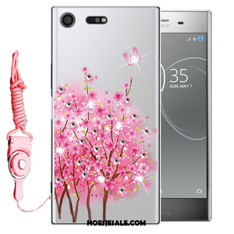 Sony Xperia Xz Premium Hoesje Siliconen Mobiele Telefoon Hoes Bescherming Met Strass Goedkoop