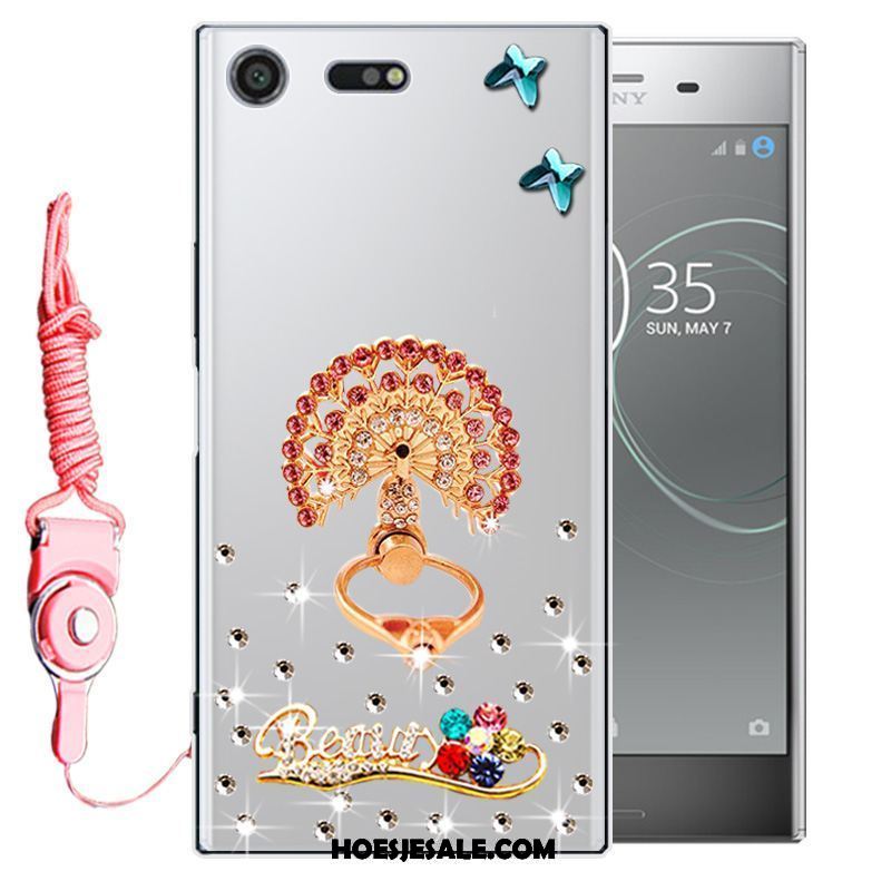 Sony Xperia Xz Premium Hoesje Siliconen Mobiele Telefoon Hoes Bescherming Met Strass Goedkoop