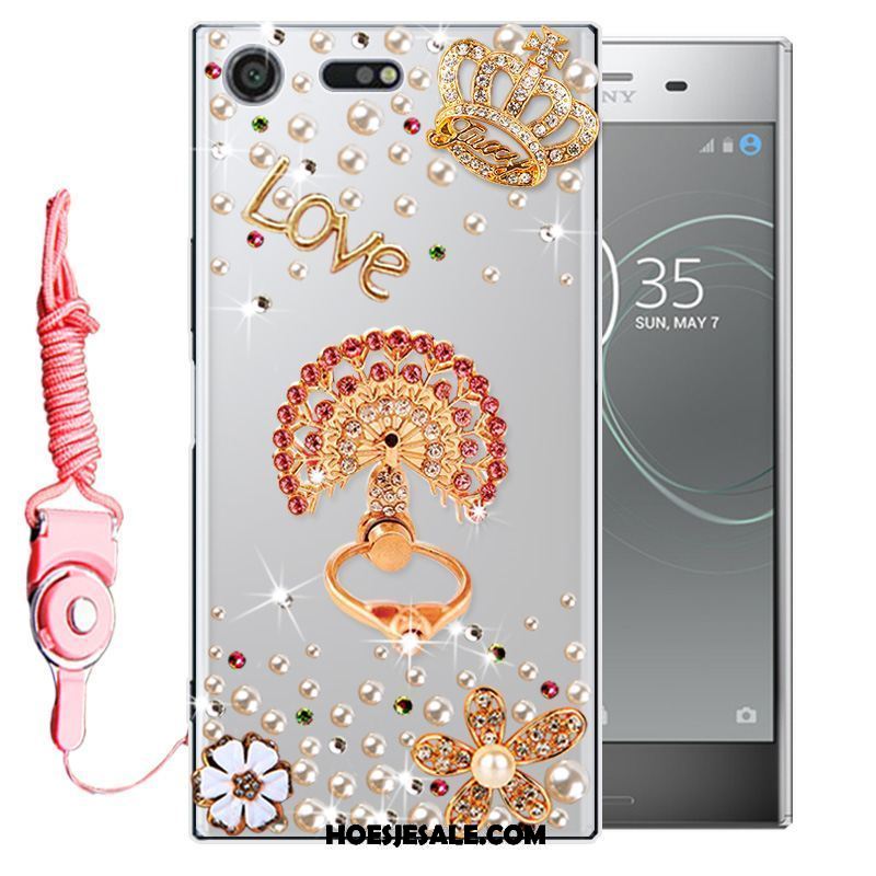 Sony Xperia Xz Premium Hoesje Siliconen Mobiele Telefoon Hoes Bescherming Met Strass Goedkoop