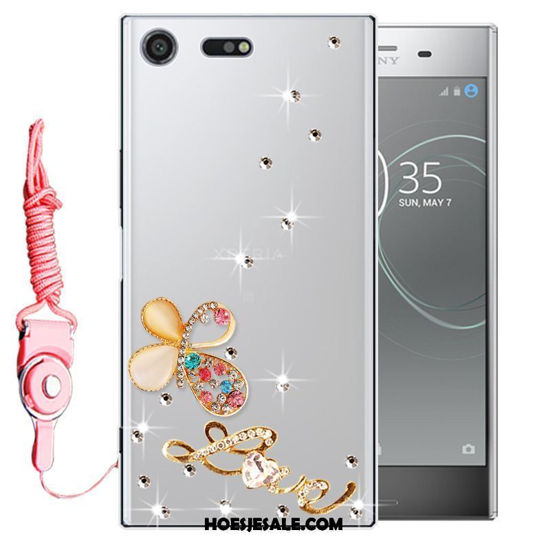 Sony Xperia Xz Premium Hoesje Siliconen Mobiele Telefoon Hoes Bescherming Met Strass Goedkoop