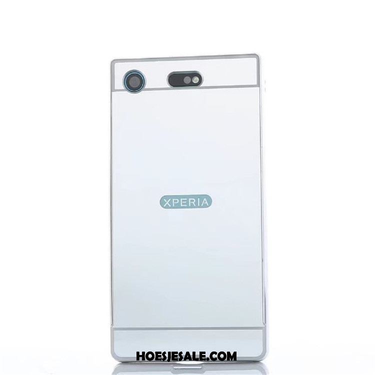 Sony Xperia Xz1 Compact Hoesje Goud Metaal Hoes Omlijsting Mobiele Telefoon Sale