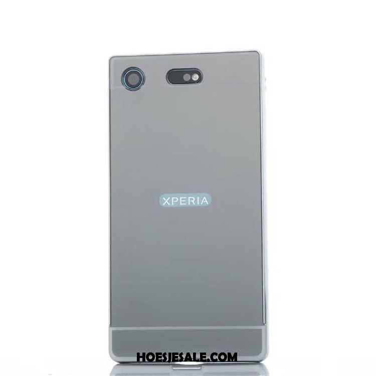 Sony Xperia Xz1 Compact Hoesje Goud Metaal Hoes Omlijsting Mobiele Telefoon Sale