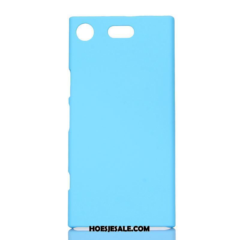 Sony Xperia Xz1 Compact Hoesje Hoes Hard Schrobben Blauw Mobiele Telefoon Korting