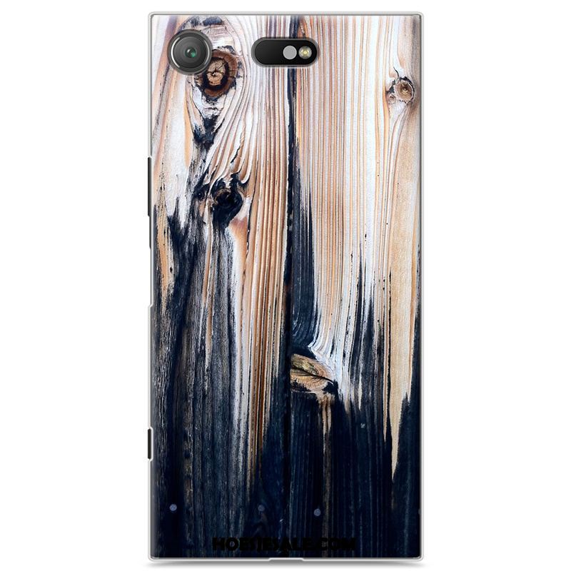 Sony Xperia Xz1 Compact Hoesje Hout Hard Hoes Persoonlijk Mobiele Telefoon Korting