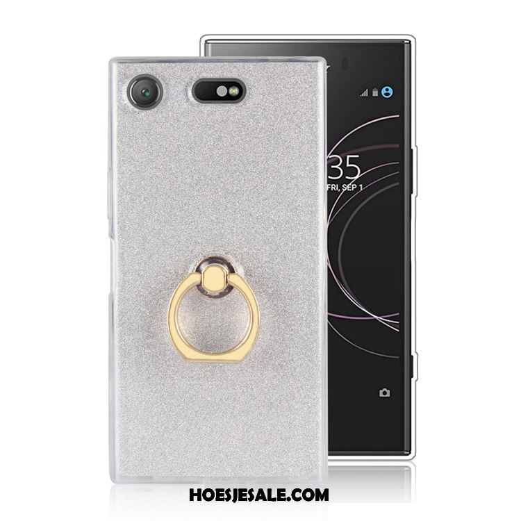 Sony Xperia Xz1 Compact Hoesje Mobiele Telefoon Siliconen Anti-fall Zacht Goud Sale