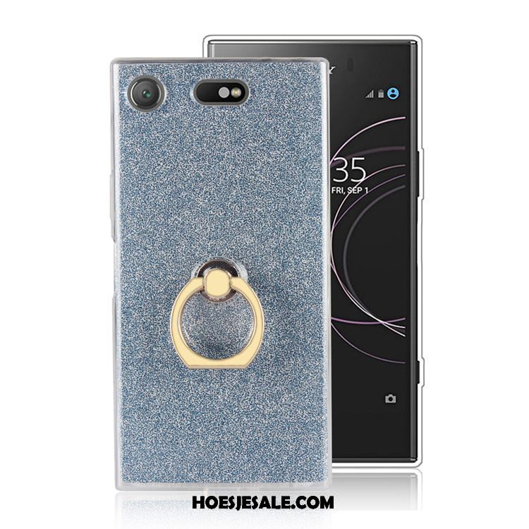 Sony Xperia Xz1 Compact Hoesje Mobiele Telefoon Siliconen Anti-fall Zacht Goud Sale