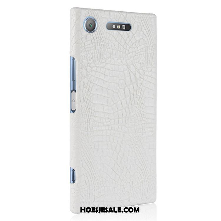 Sony Xperia Xz1 Hoesje Hard Krokodil Hoes Bescherming Vintage Online