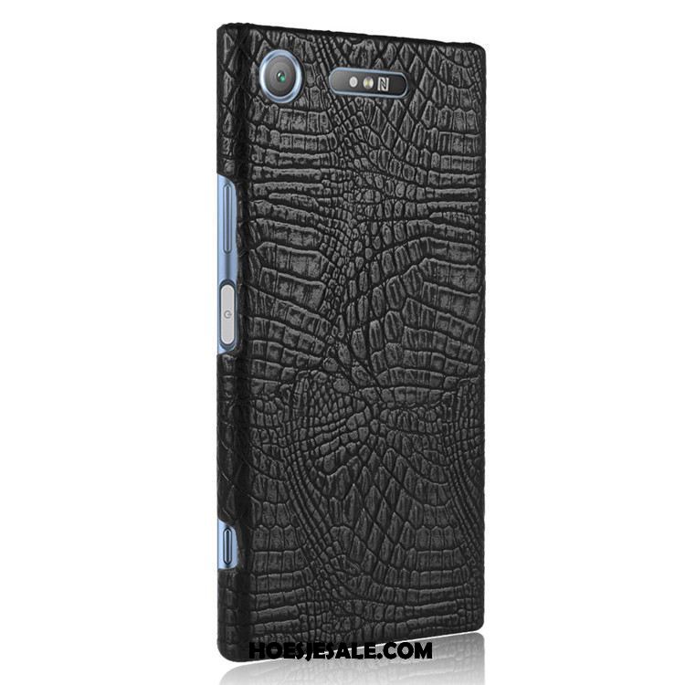 Sony Xperia Xz1 Hoesje Hard Krokodil Hoes Bescherming Vintage Online