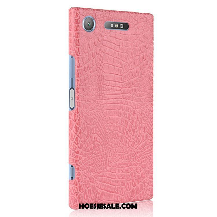 Sony Xperia Xz1 Hoesje Hard Krokodil Hoes Bescherming Vintage Online