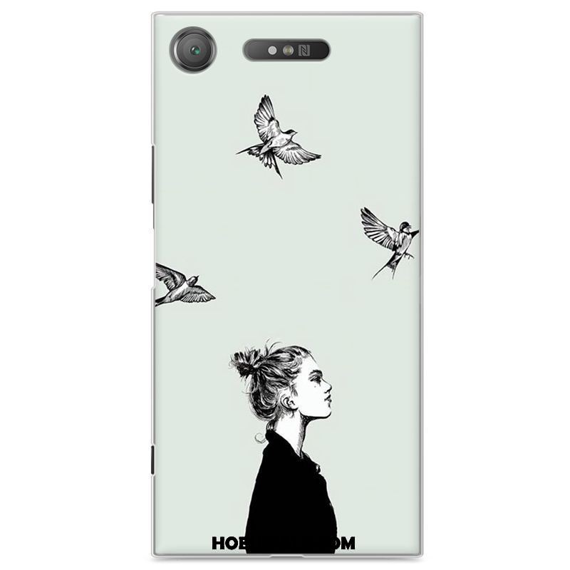 Sony Xperia Xz1 Hoesje Lovers Spotprent Hoes Rood Mobiele Telefoon Goedkoop