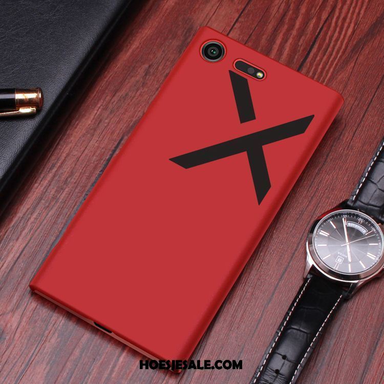 Sony Xperia Xz1 Hoesje Mobiele Telefoon Bescherming Rood Online