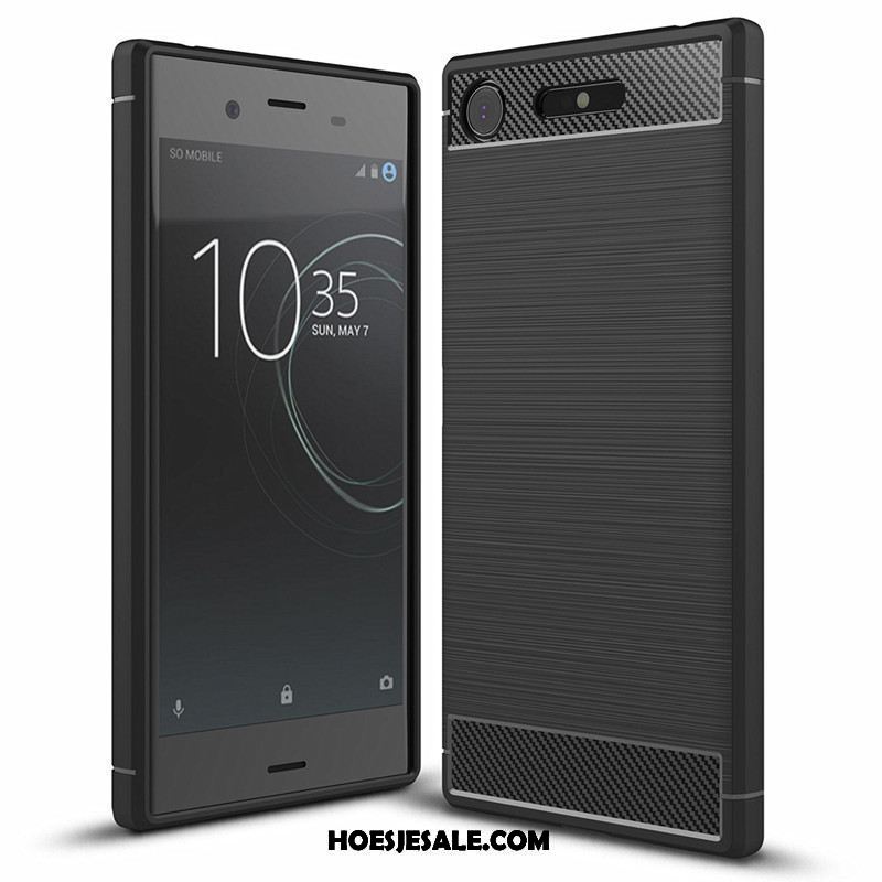 Sony Xperia Xz1 Hoesje Mobiele Telefoon Zacht Rood Siliconen Hoes Online