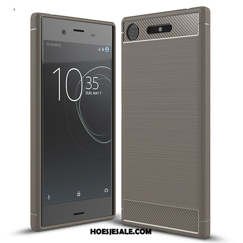 Sony Xperia Xz1 Hoesje Mobiele Telefoon Zacht Rood Siliconen Hoes Online