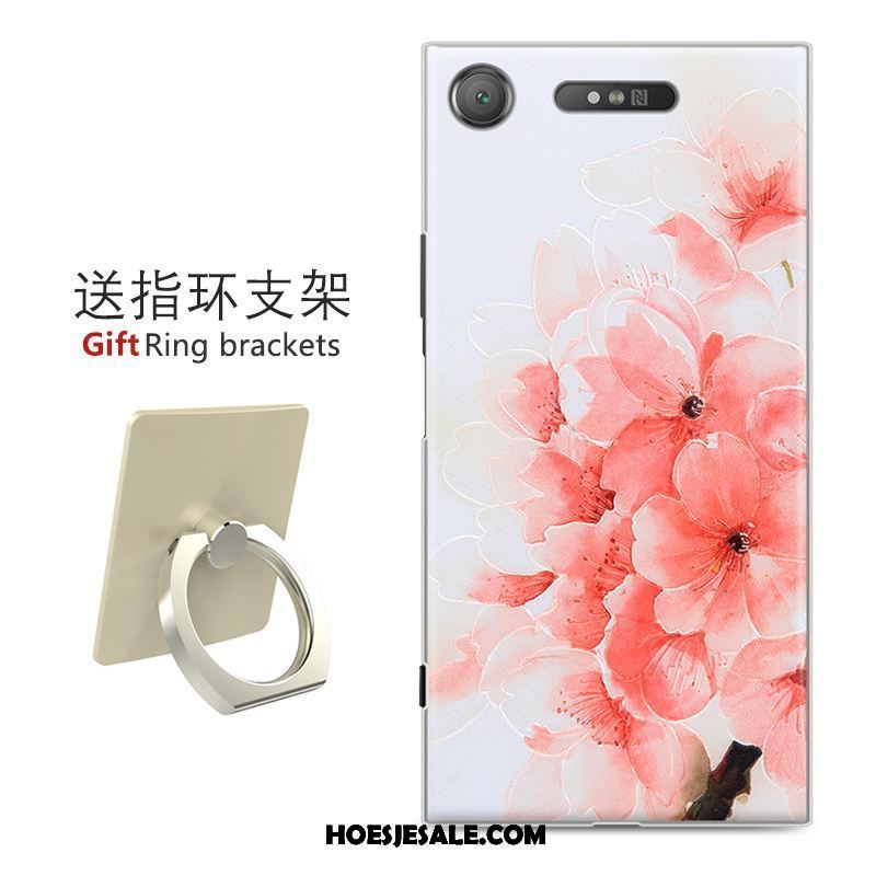 Sony Xperia Xz1 Hoesje Scheppend Mobiele Telefoon Hoes Bescherming Geel Korting