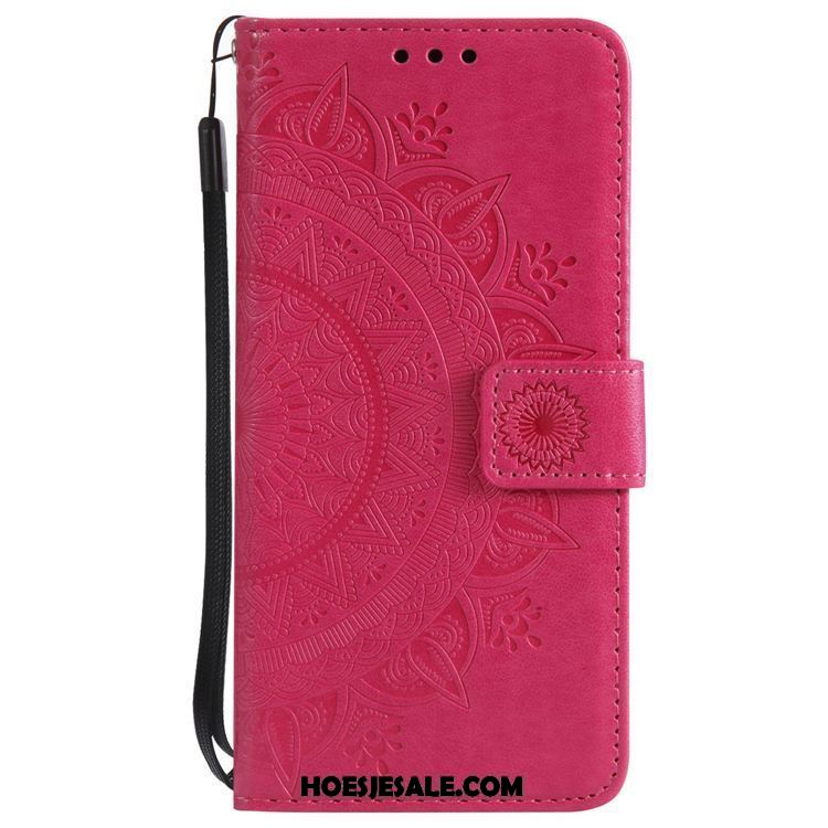 Sony Xperia Xz1 Hoesje Zacht Leren Etui Hoes Goud Mobiele Telefoon Sale