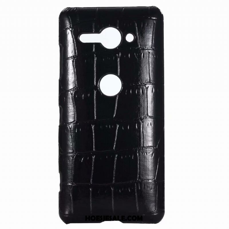 Sony Xperia Xz2 Compact Hoesje Bescherming Krokodillenleer Luipaard Mobiele Telefoon Rood Kopen