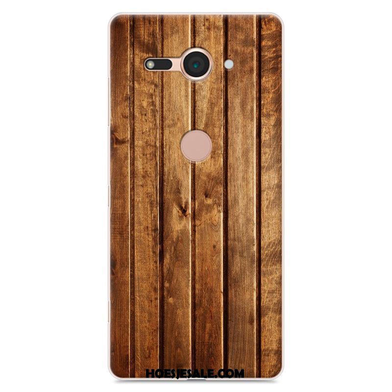 Sony Xperia Xz2 Compact Hoesje Bescherming Mobiele Telefoon Houtnerf Geschilderd Hoes Kopen
