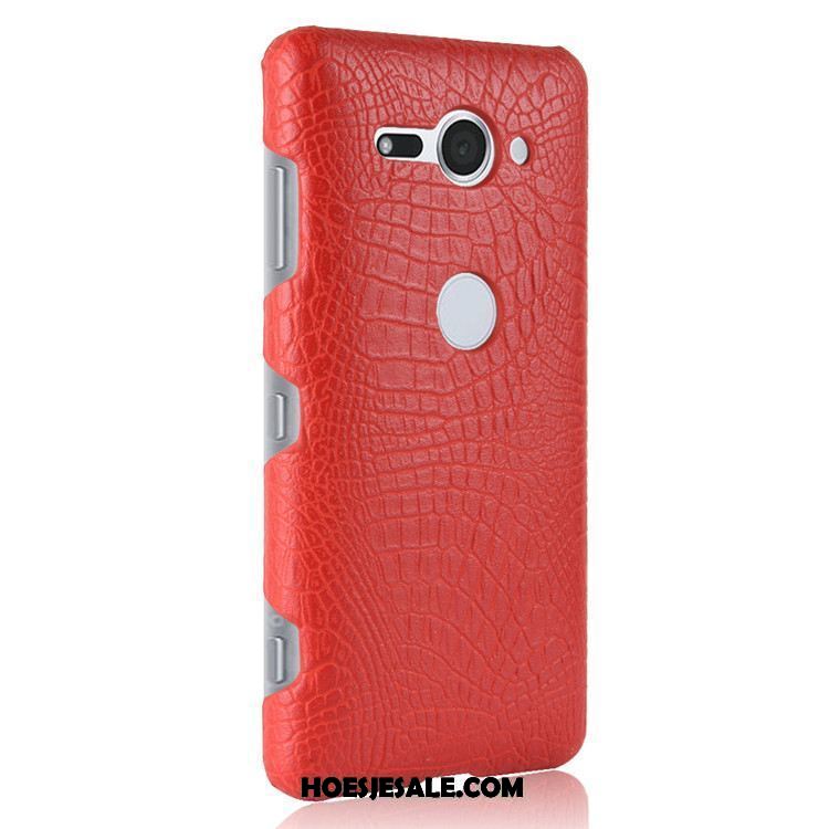 Sony Xperia Xz2 Compact Hoesje Krokodil Leer Hard Bescherming Hoes Kopen