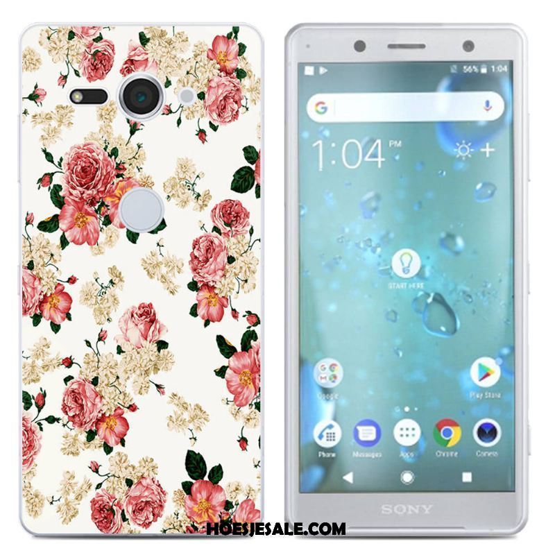 Sony Xperia Xz2 Compact Hoesje Scheppend Siliconen Hoes Geel Mobiele Telefoon Kopen