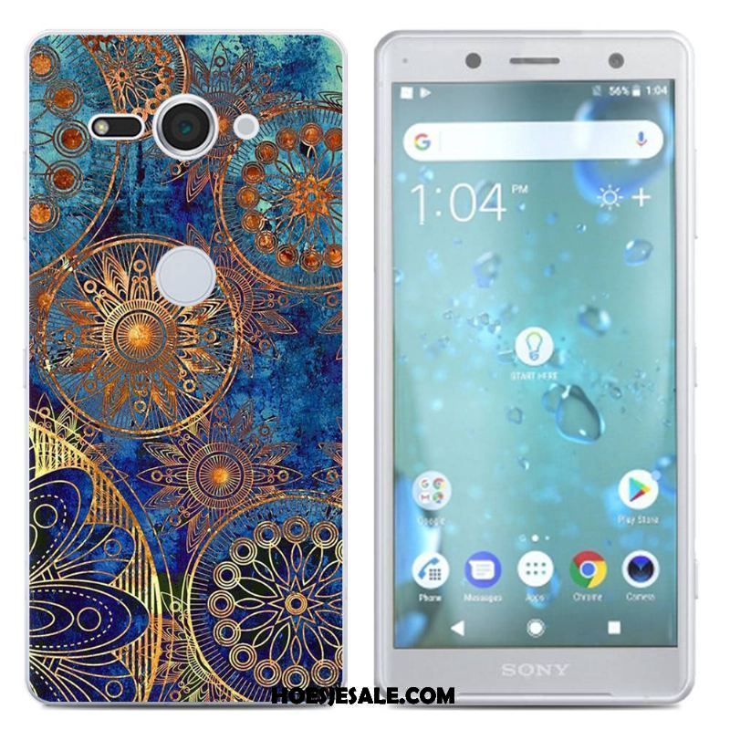 Sony Xperia Xz2 Compact Hoesje Scheppend Siliconen Hoes Geel Mobiele Telefoon Kopen