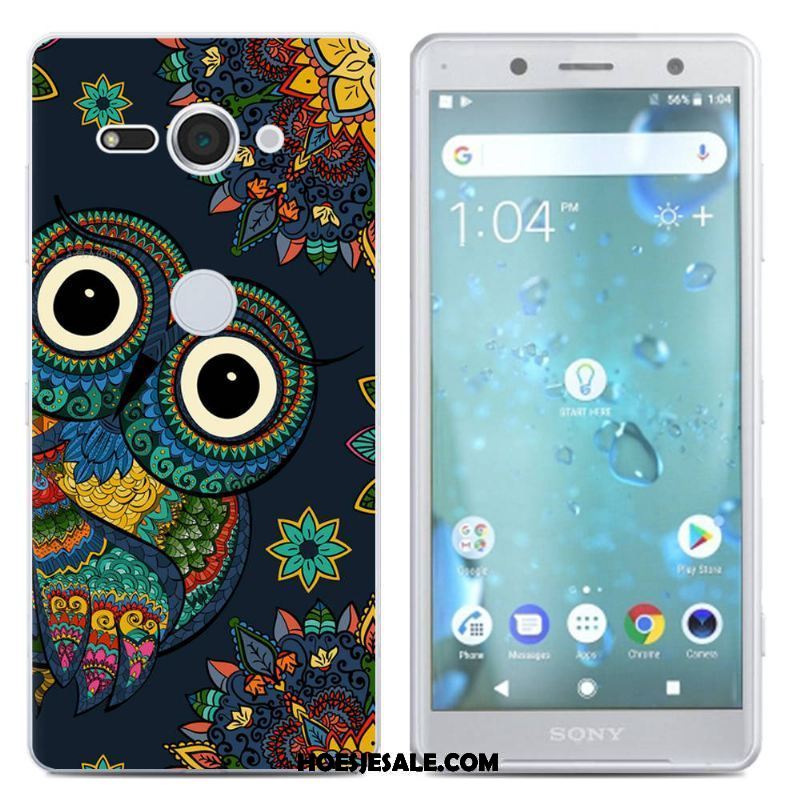 Sony Xperia Xz2 Compact Hoesje Scheppend Siliconen Hoes Geel Mobiele Telefoon Kopen