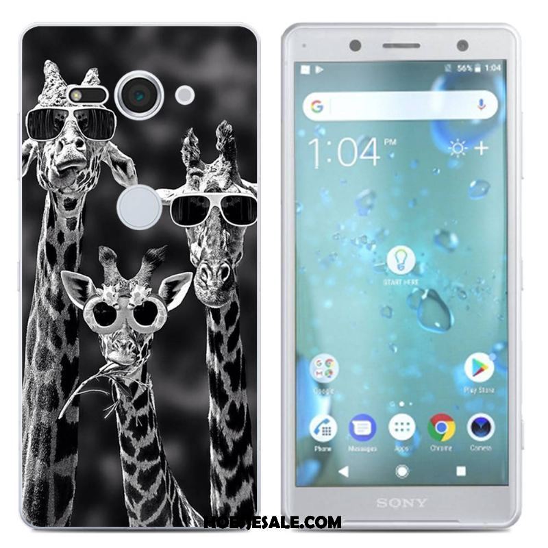 Sony Xperia Xz2 Compact Hoesje Scheppend Siliconen Hoes Geel Mobiele Telefoon Kopen