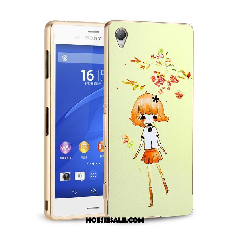 Sony Xperia Z3+ Hoesje Blauw Anti-fall Bescherming Omlijsting Achterklep Kopen