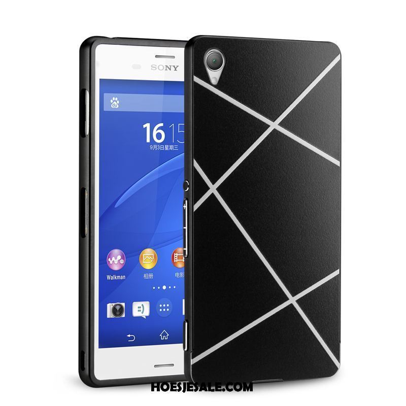 Sony Xperia Z3+ Hoesje Blauw Anti-fall Bescherming Omlijsting Achterklep Kopen