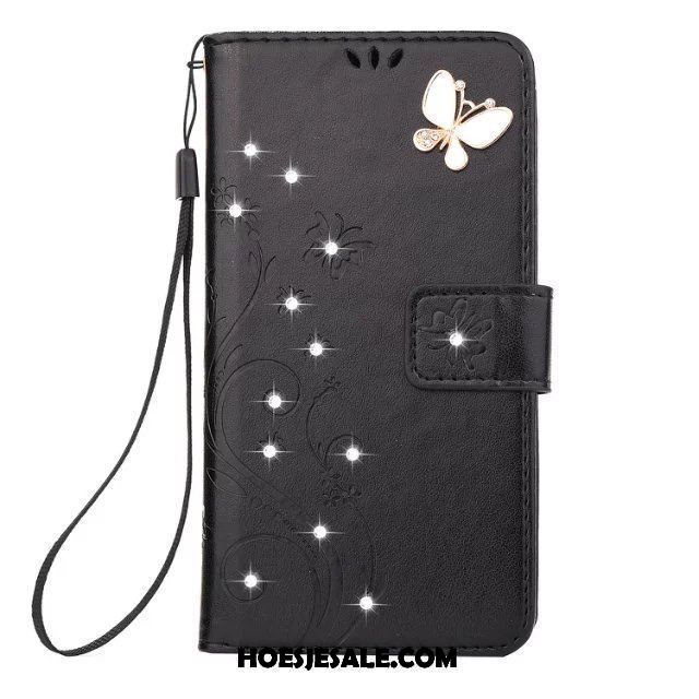 Sony Xperia Z3+ Hoesje Purper Hoes Folio Mobiele Telefoon Leren Etui Goedkoop