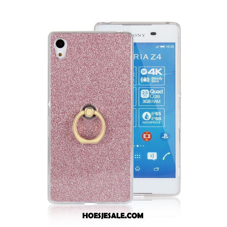 Sony Xperia Z3+ Hoesje Ring Siliconen Roze Mobiele Telefoon Hoes Kopen