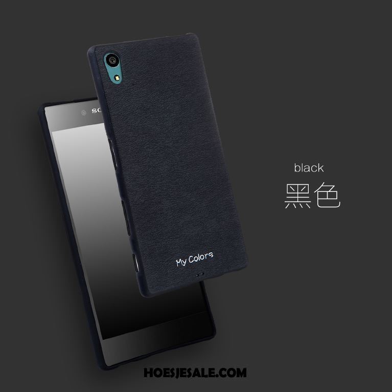Sony Xperia Z3+ Hoesje Siliconen Hoes Anti-fall Blauw Effen Kleur Korting