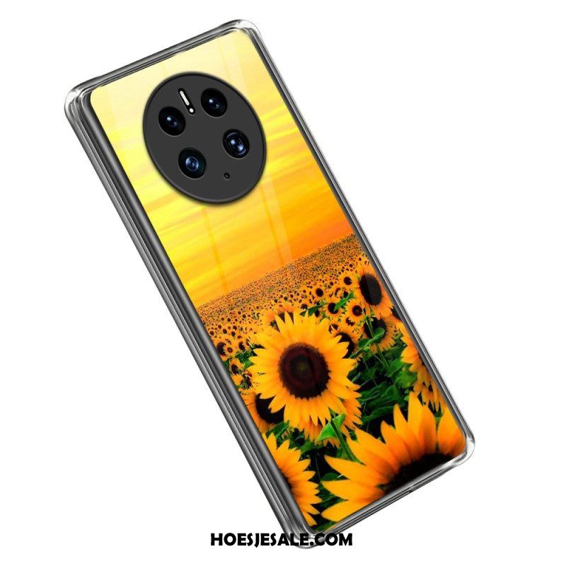 Telefoonhoesje voor Huawei Mate 50 Pro Alleen Zonnebloemen