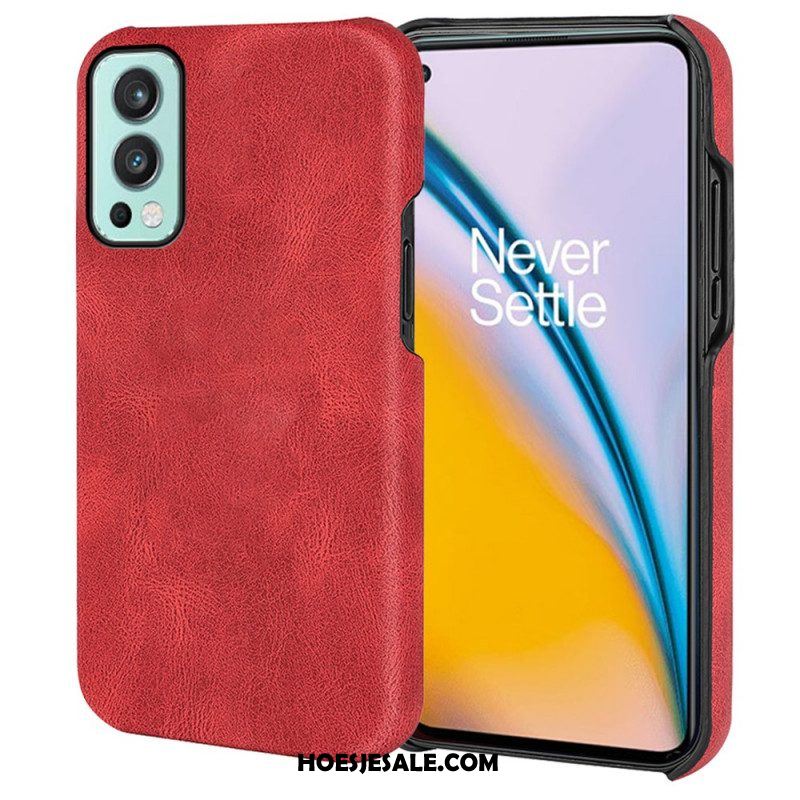 Telefoonhoesje voor OnePlus Nord 2 5G Nieuwe Kleuren Elegantie Ledereffect