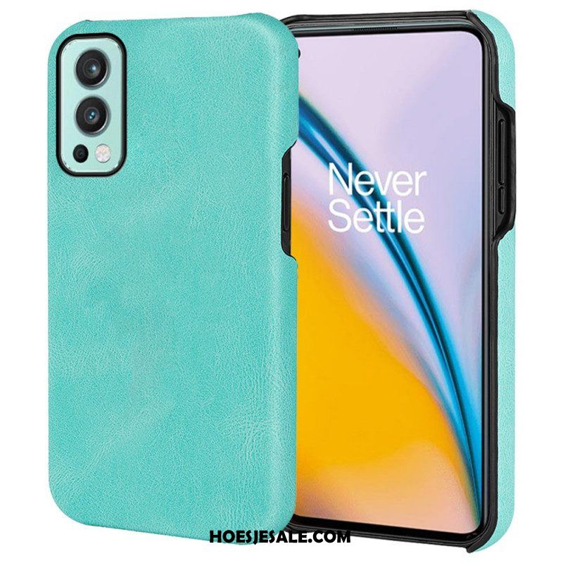 Telefoonhoesje voor OnePlus Nord 2 5G Nieuwe Kleuren Elegantie Ledereffect