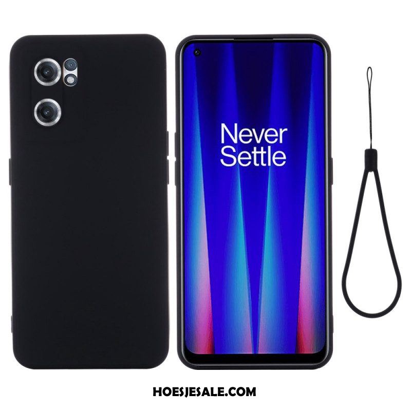 Telefoonhoesje voor OnePlus Nord CE 2 5G Microvezel Textuur