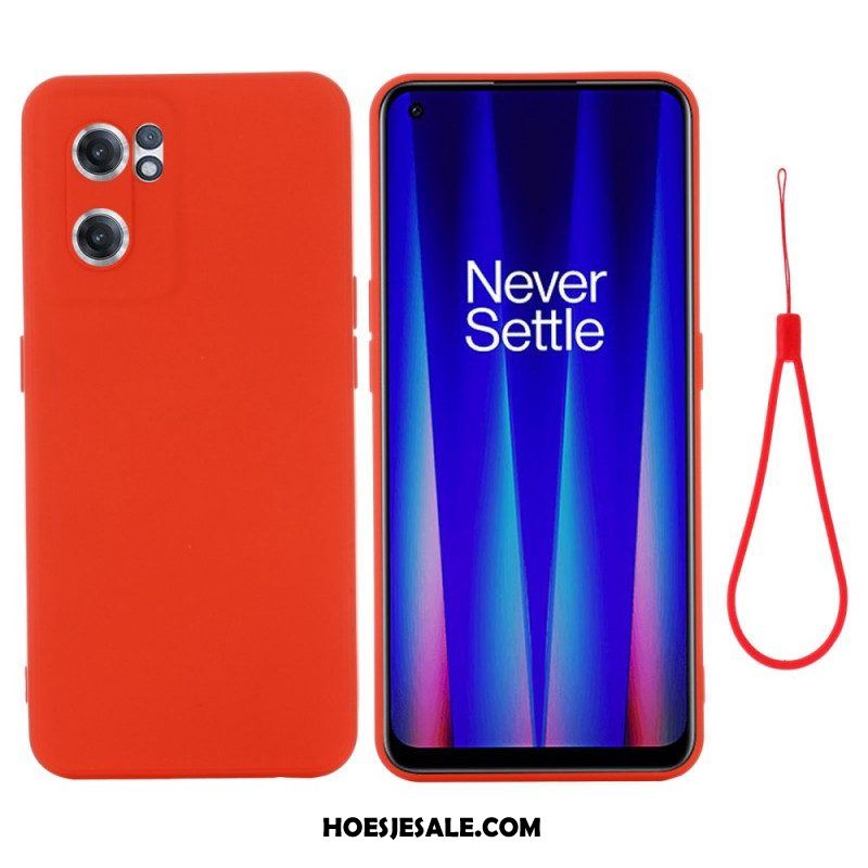 Telefoonhoesje voor OnePlus Nord CE 2 5G Microvezel Textuur