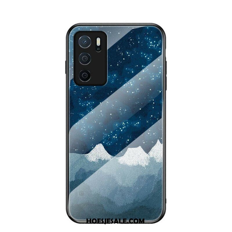 Telefoonhoesje voor Oppo A16 / A16s Schoonheid Gehard Glas