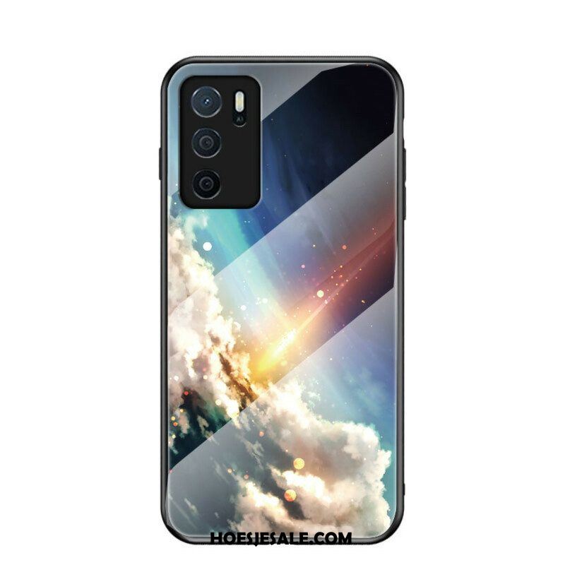 Telefoonhoesje voor Oppo A16 / A16s Schoonheid Gehard Glas