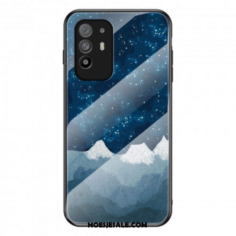 Telefoonhoesje voor Oppo A94 5G Premium Kleuren Gehard Glas