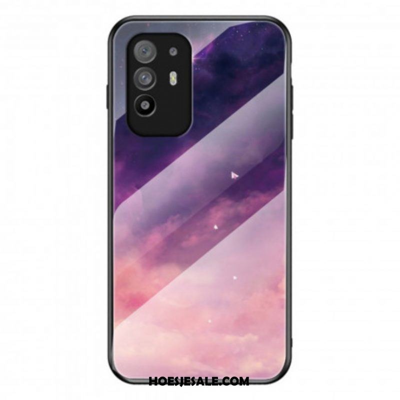 Telefoonhoesje voor Oppo A94 5G Premium Kleuren Gehard Glas